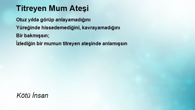 Kötü İnsan