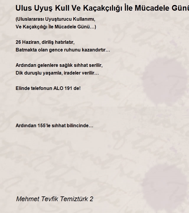 Mehmet Tevfik Temiztürk 2