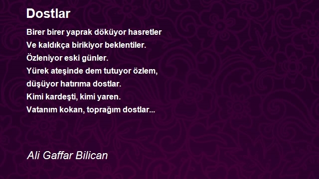 Ali Gaffar Bilican