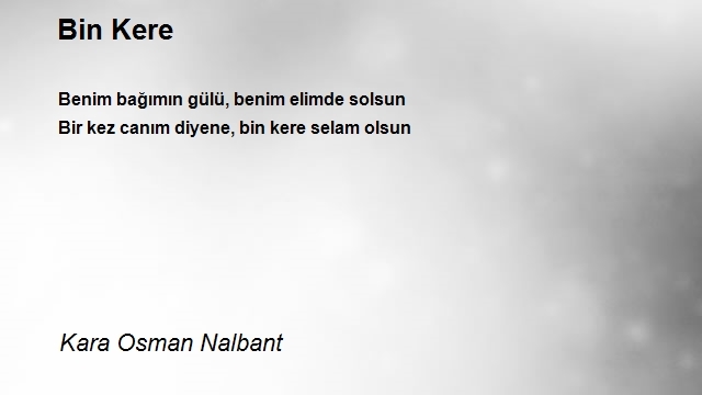 Kara Osman Nalbant