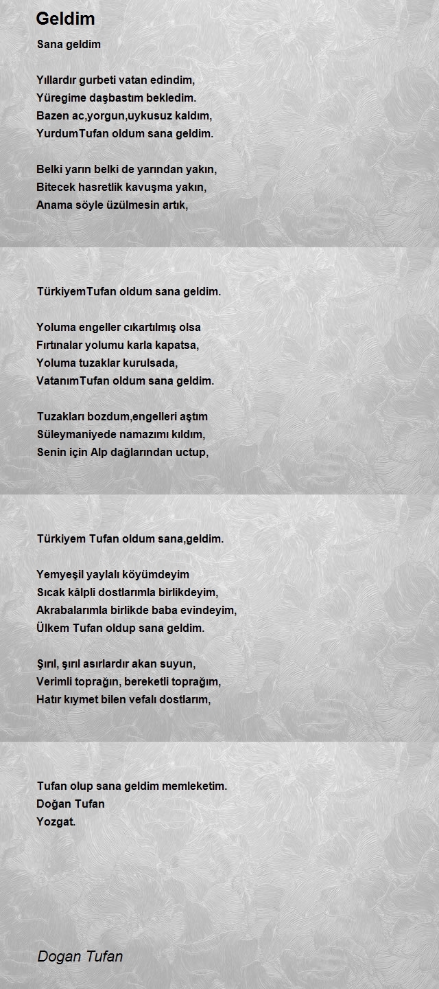 Dogan Tufan