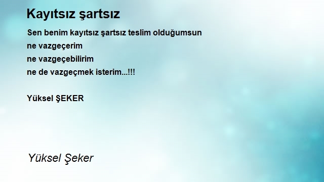 Yüksel Şeker