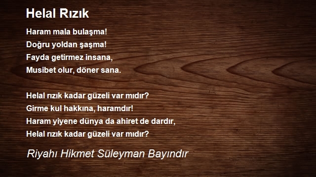 Riyahı Hikmet Süleyman Bayındır
