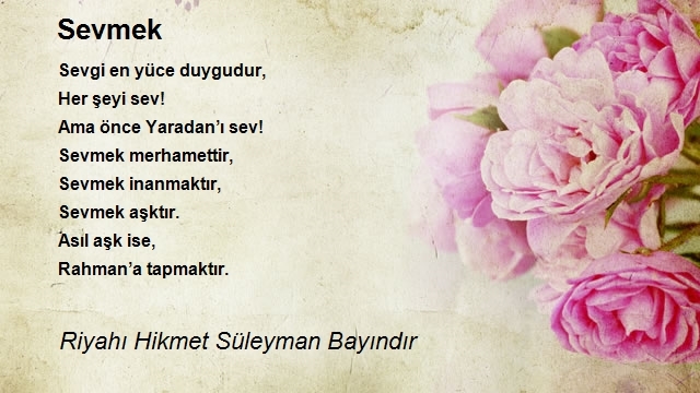 Riyahı Hikmet Süleyman Bayındır