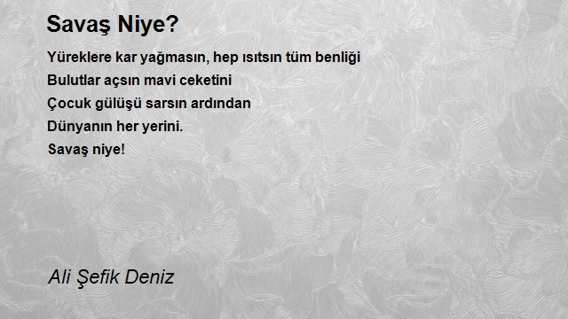 Ali Şefik Deniz