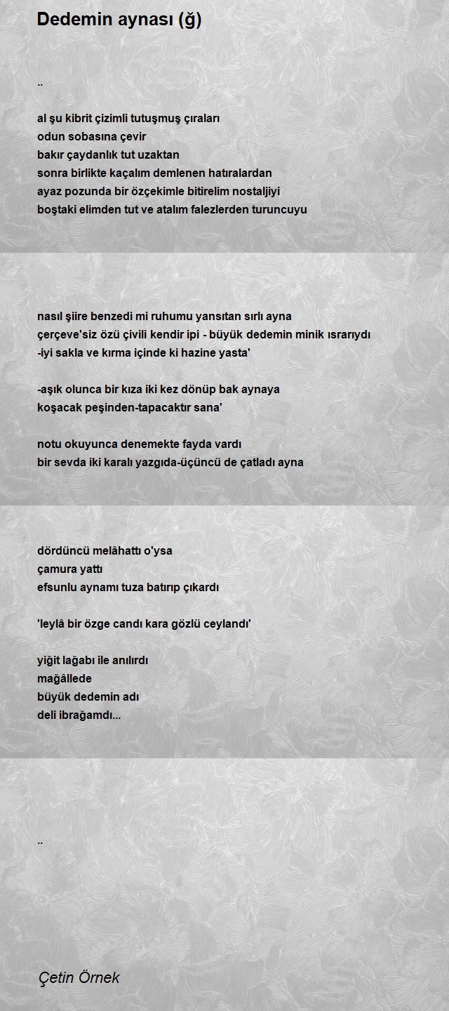 Çetin Örnek