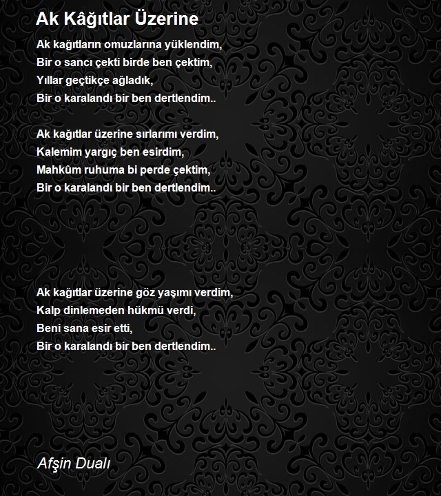 Afşin Dualı