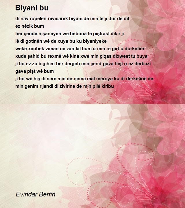 Evindar Berfin