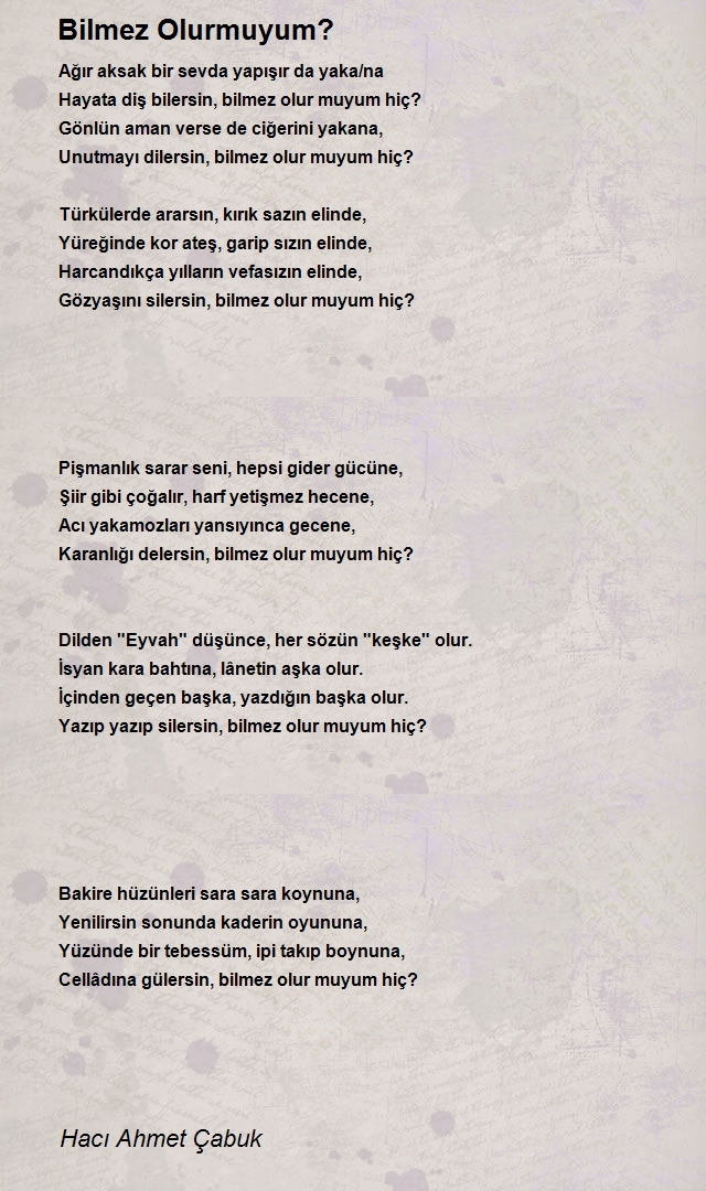 Hacı Ahmet Çabuk