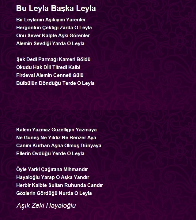 Aşık Zeki Hayaloğlu