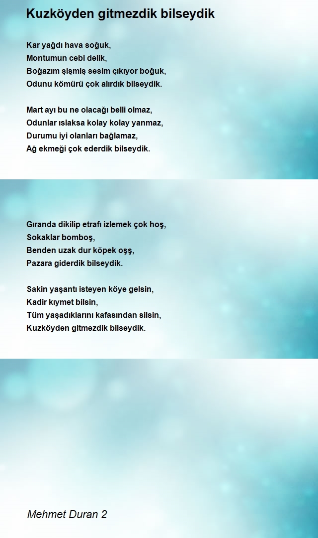 Mehmet Duran 2