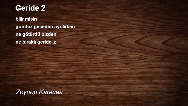 Zeynep Karacaa