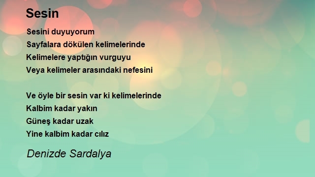 Denizde Sardalya
