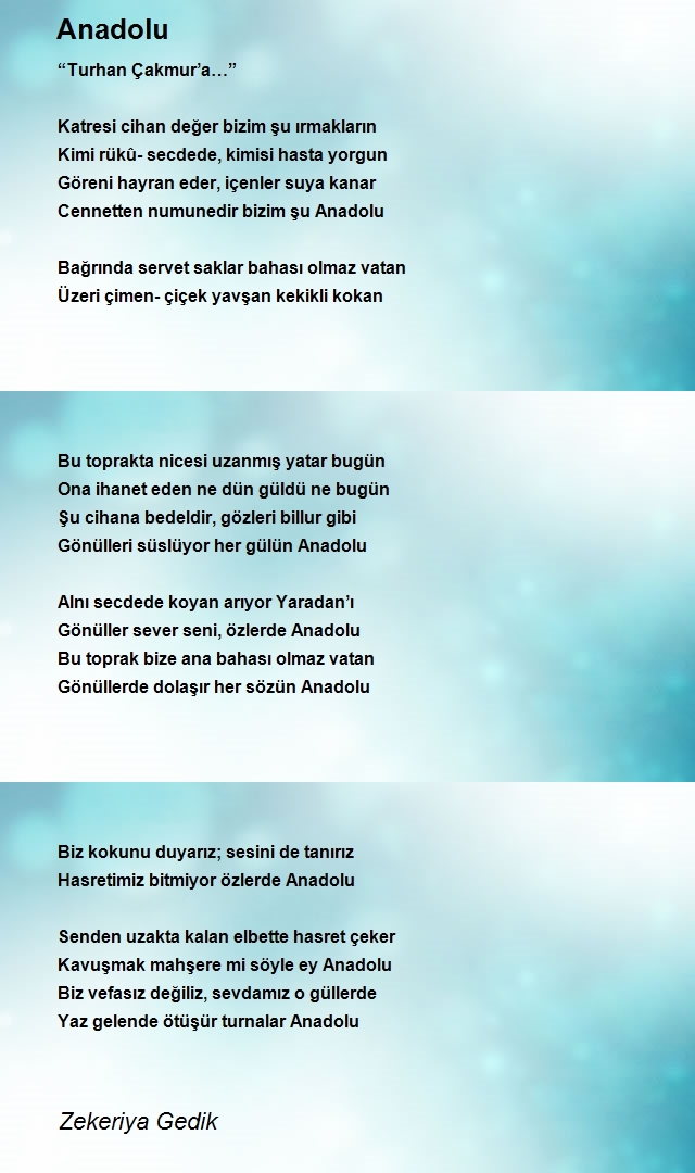 Zekeriya Gedik