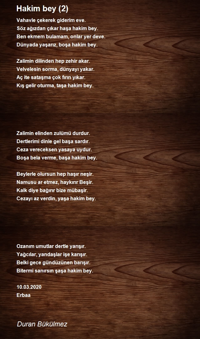 Duran Bükülmez