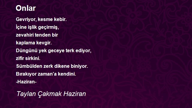 Taylan Çakmak Haziran
