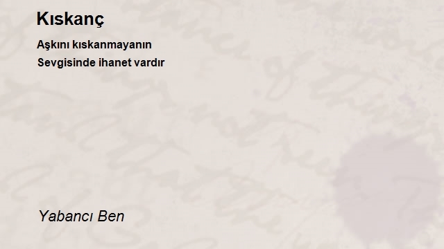 Yabancı Ben