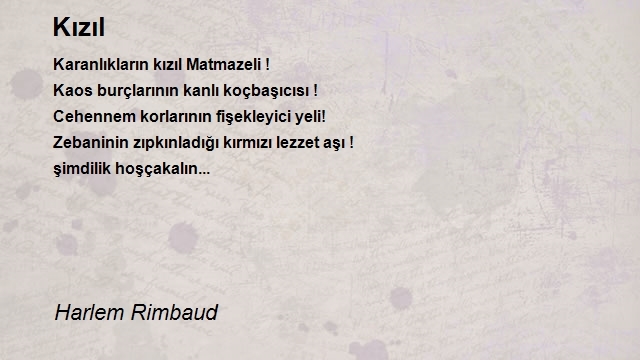 Harlem Rimbaud