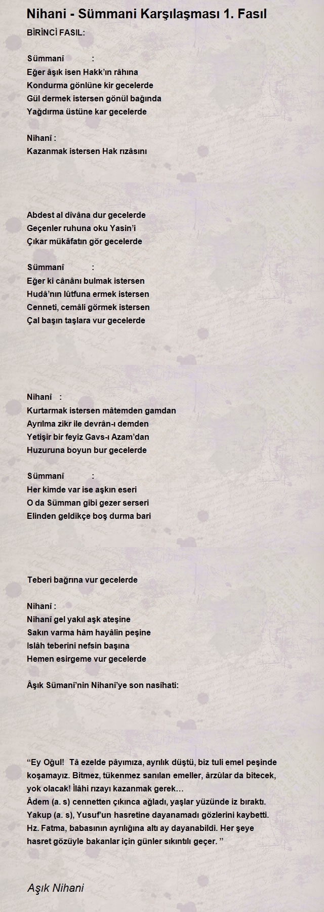 Aşık Nihani