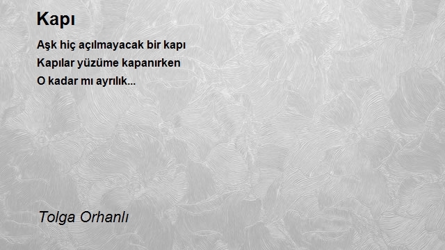 Tolga Orhanlı