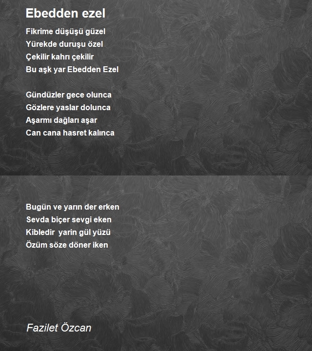 Fazilet Özcan