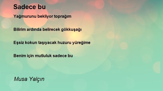 Musa Yalçın