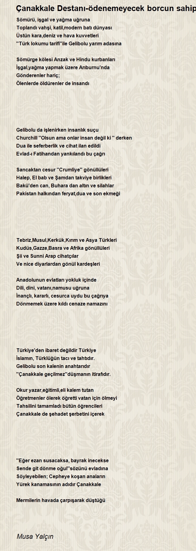 Musa Yalçın