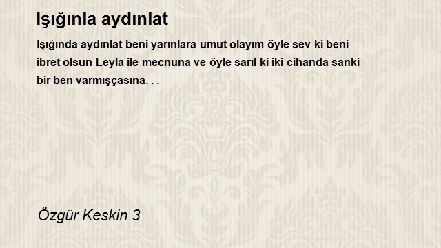 Özgür Keskin 3