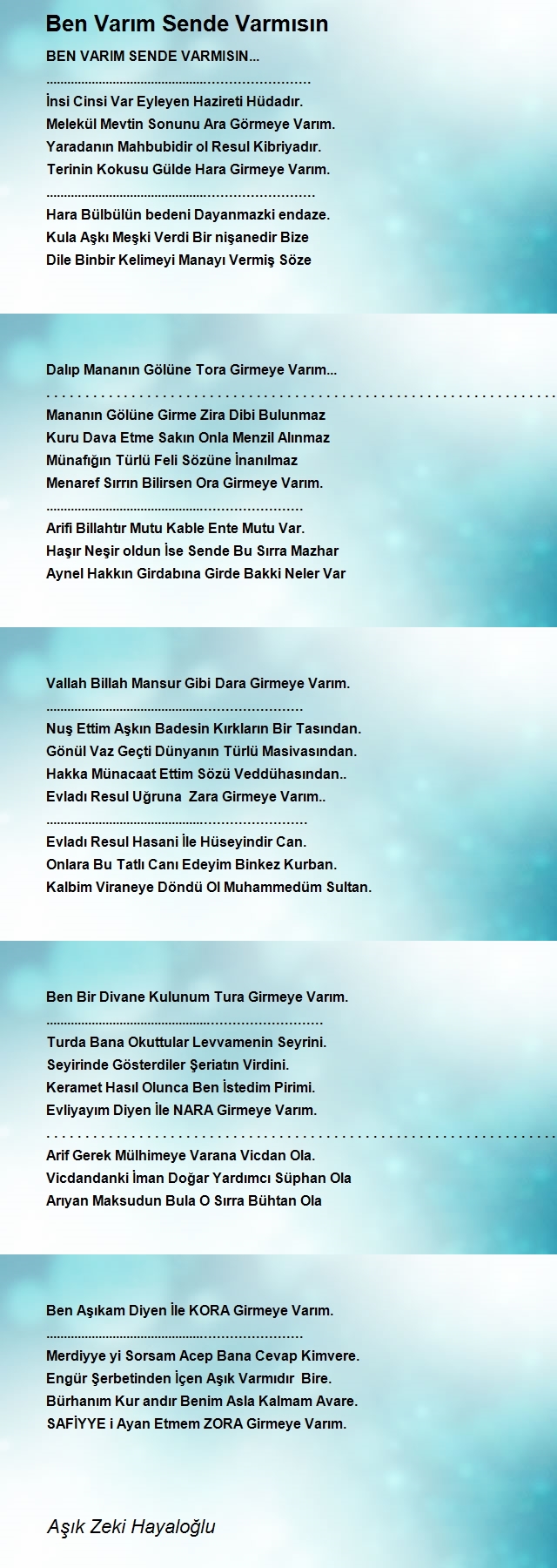 Aşık Zeki Hayaloğlu
