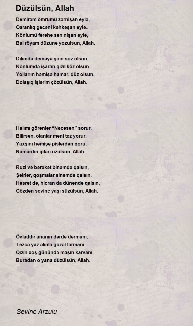 Sevinc Arzulu