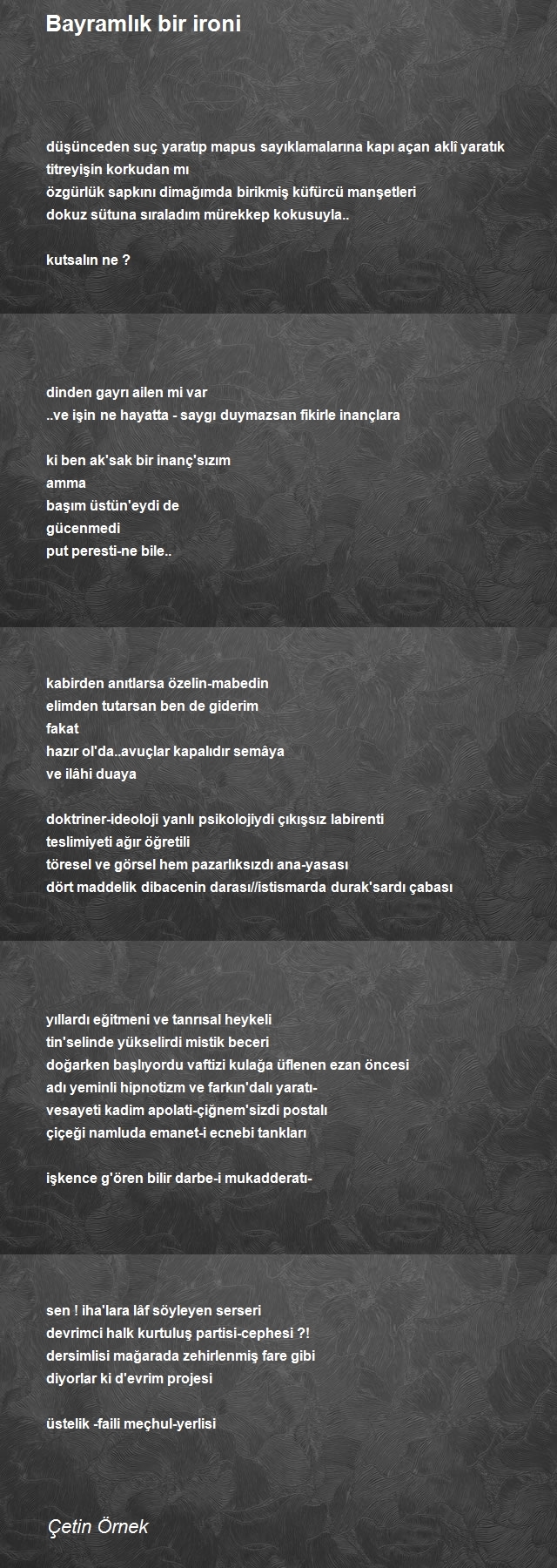 Çetin Örnek