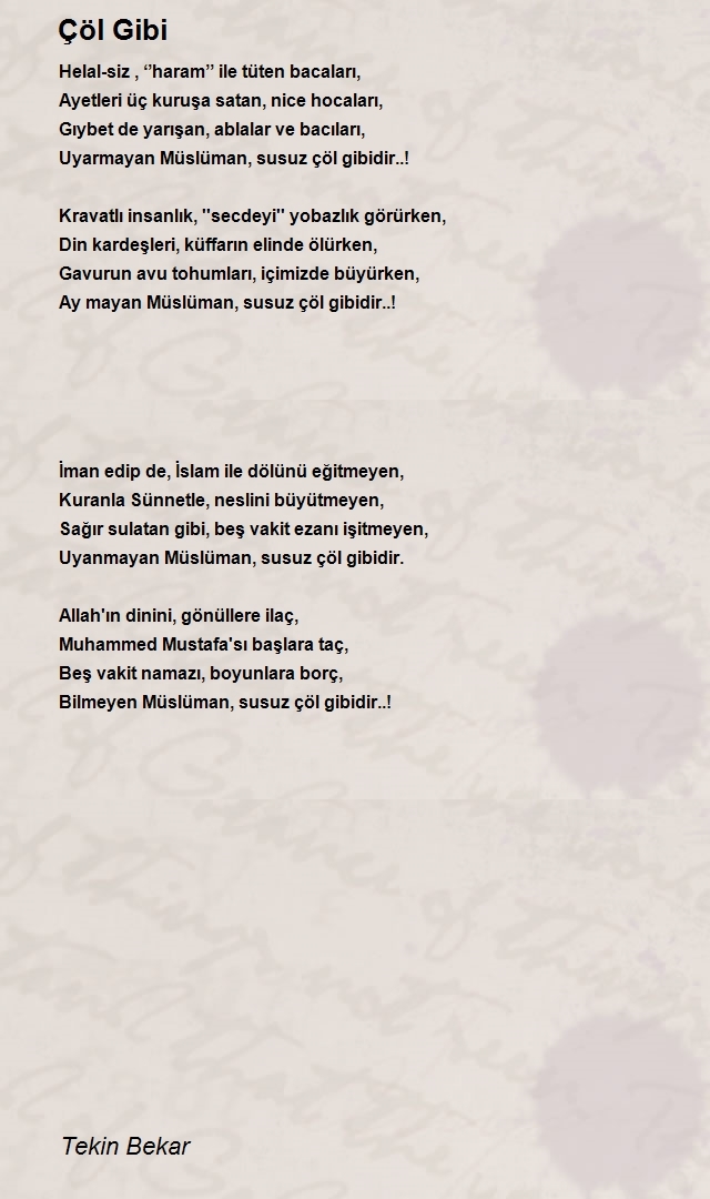 Tekin Bekar