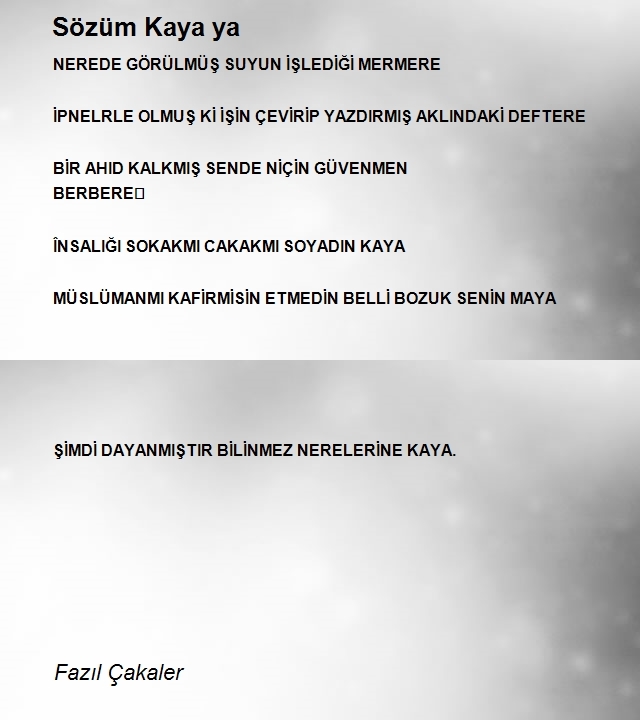 Fazıl Çakaler