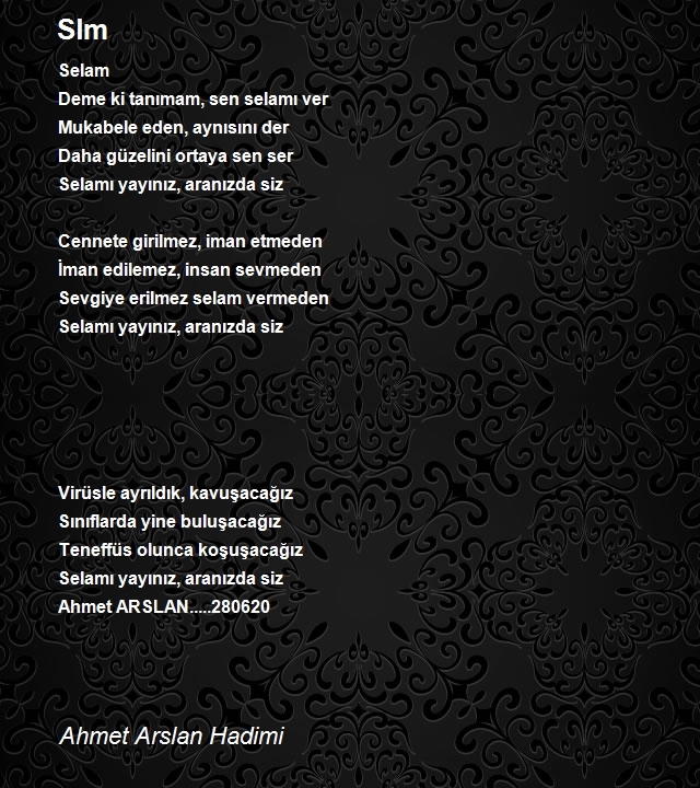 Ahmet Arslan Hadimi