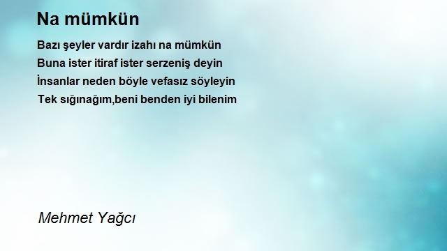 Mehmet Yağcı