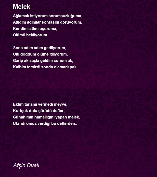 Afşin Dualı