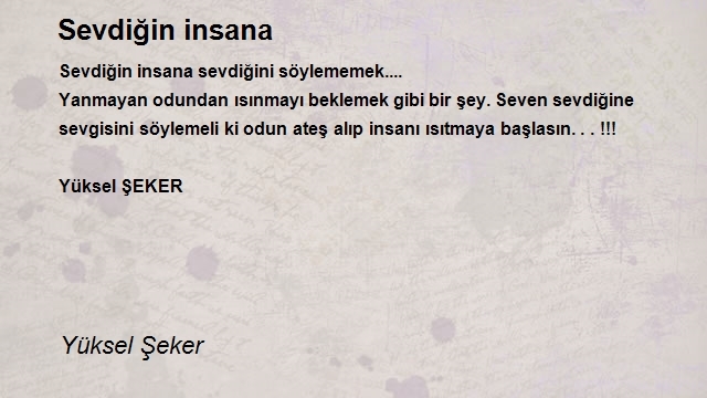 Yüksel Şeker