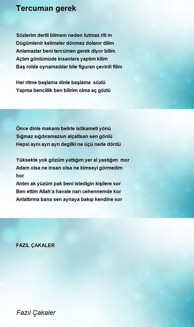 Fazıl Çakaler