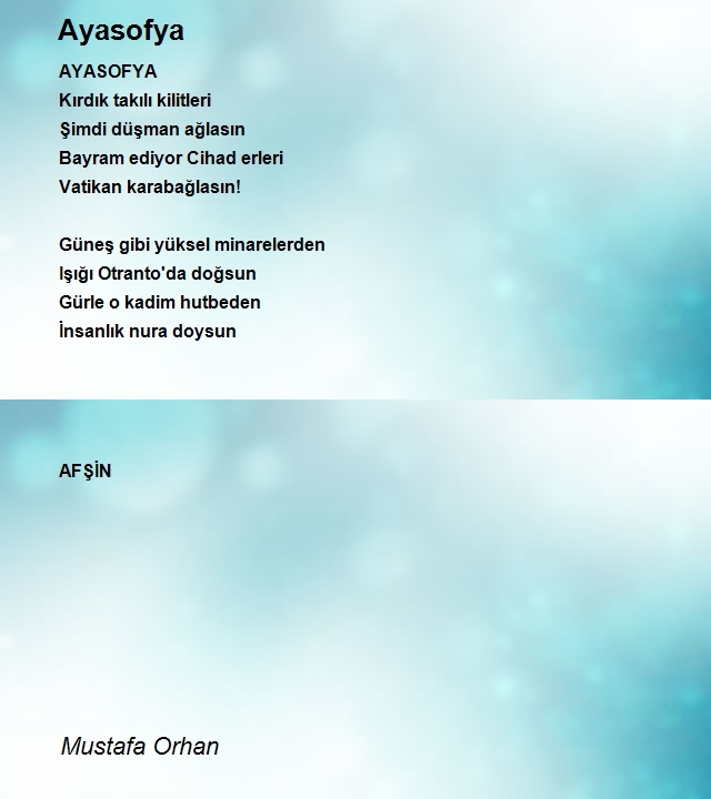 Mustafa Orhan