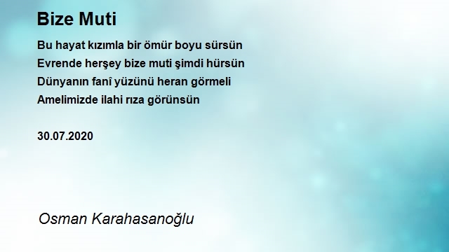 Osman Karahasanoğlu