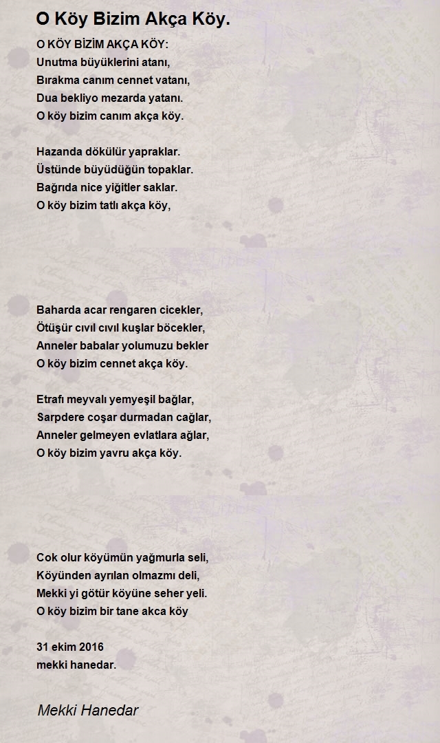 Mekki Hanedar