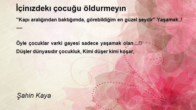 Şahin Kaya