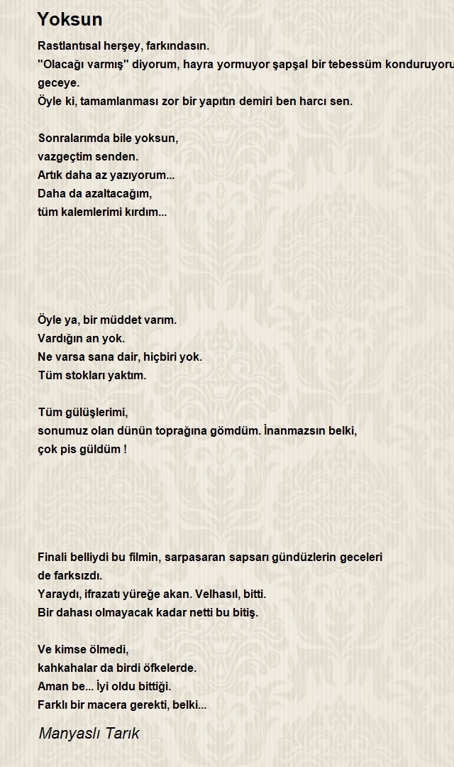 Manyaslı Tarık