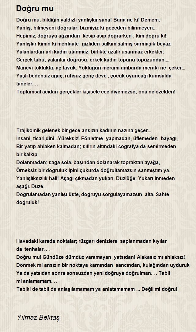 Bendeniz Yılmaz Bektaş