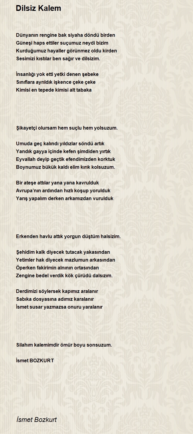İsmet Bozkurt