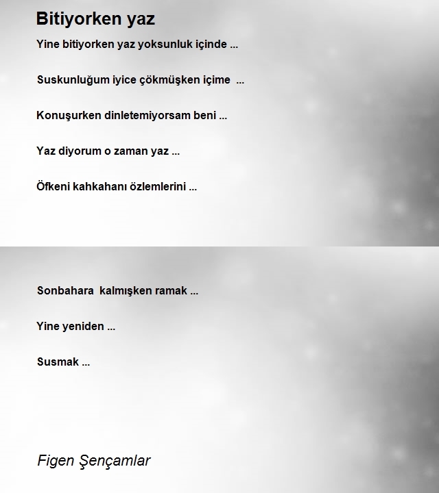 Figen Şençamlar 