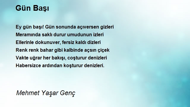 Mehmet Yaşar Genç