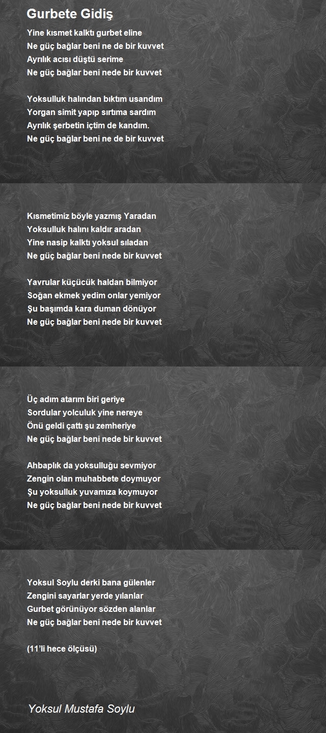 Yoksul Mustafa Soylu