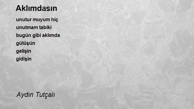 Aydın Tutçalı
