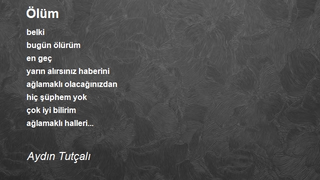 Aydın Tutçalı